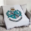 Zeta Tau Alpha ZTA Full Color Crest Afghan Blanket Throw