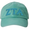 Zeta Tau Alpha ZTA Lettered Premium Pastel Hat(Seafoam Green)