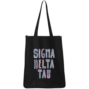 Greekgear Sigma Delta Tau Jumbo All In Tote Bag