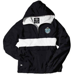 Greekgear Zeta Tau Alpha ZTA Anorak(Black/White)