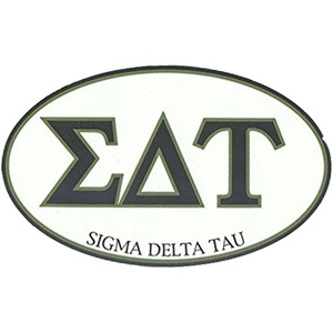 Sigma Delta Tau Euro Style Sticker
