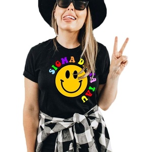 Sigma Delta Tau Have A Nice Day Tee(Black)