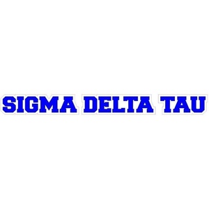 Sigma Delta Tau Long Window Sticker