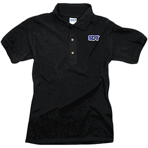 Sigma Delta Tau Mascot Polo(Black)