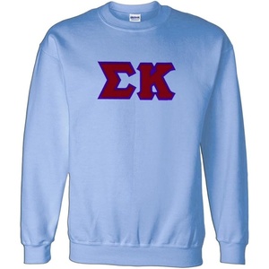 Sigma Kappa Lettered Crewneck(Light Blue)