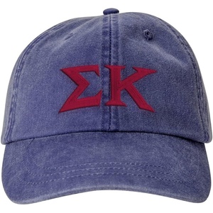 Sigma Kappa Lettered Premium Pastel Hat(Midnight Navy)