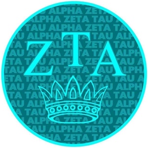 Zeta Tau Alpha ZTA Mascot Round Decals