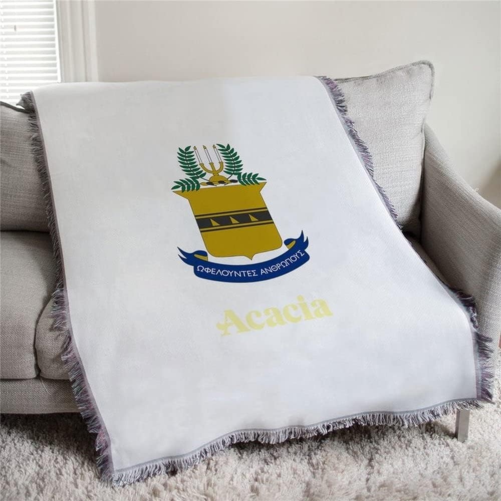 image:imageAcacia Full Color Crest Afghan Blanket Throw