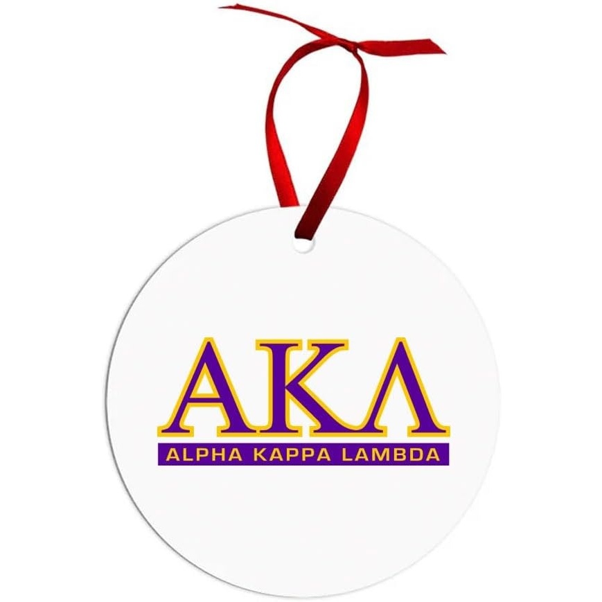 image:imageAlpha Kappa Lambda Classic Circle Ornaments