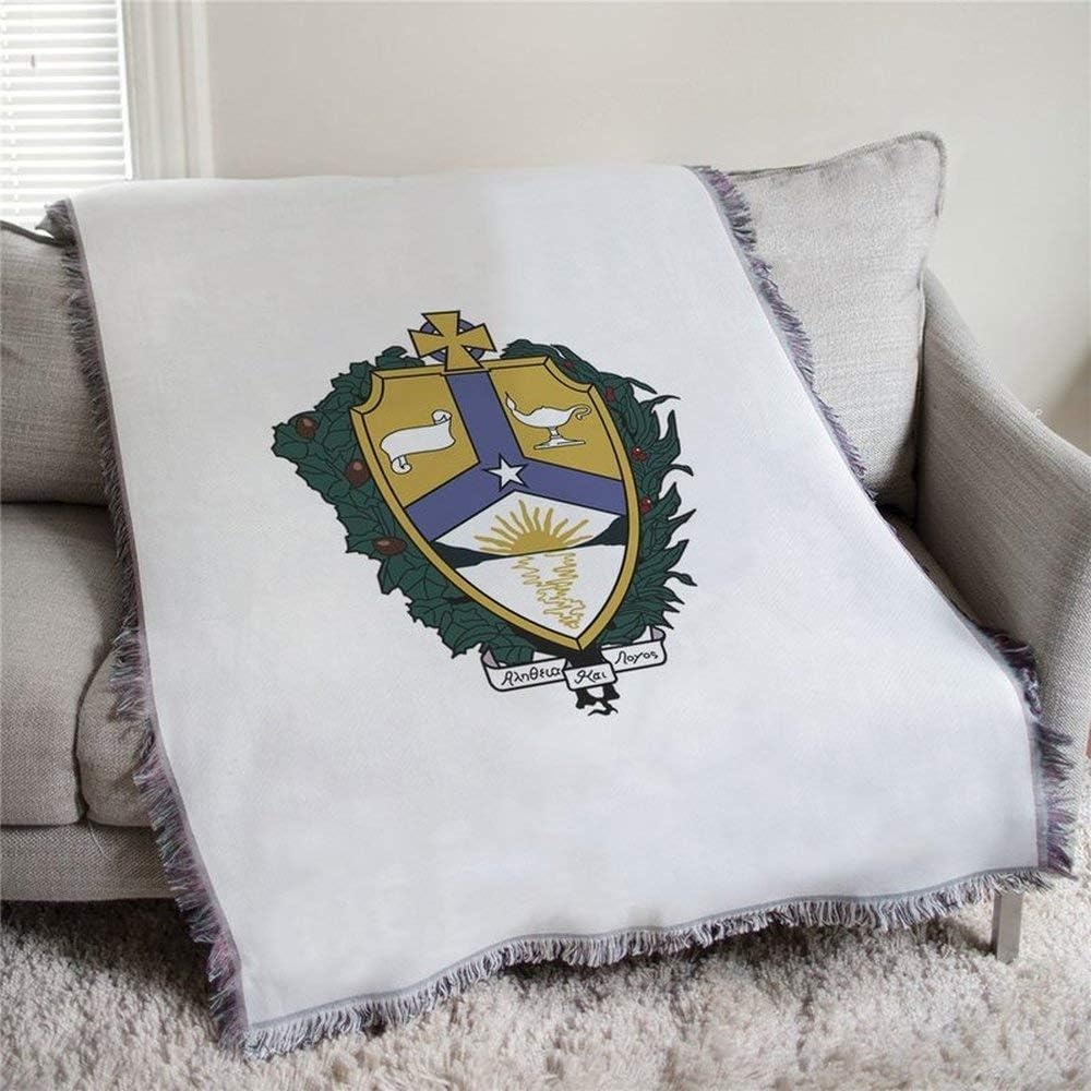 image:imageAlpha Kappa Lambda Full Color Crest Afghan Blanket Throw