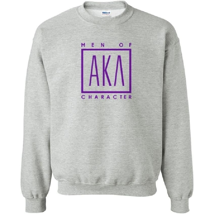 image:imageAlpha Kappa Lambda Logo Crewneck SweatshirtSports Grey