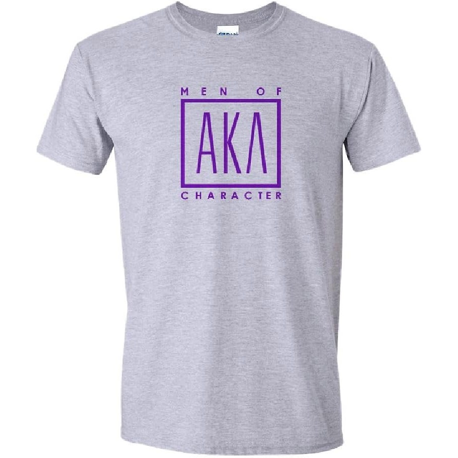 image:imageAlpha Kappa Lambda Logo Short Sleeve TeeSports Grey