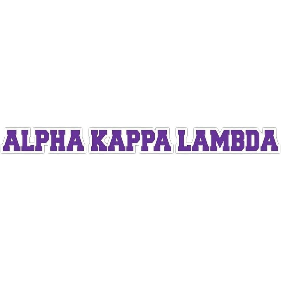 image:imageAlpha Kappa Lambda Long Window Sticker