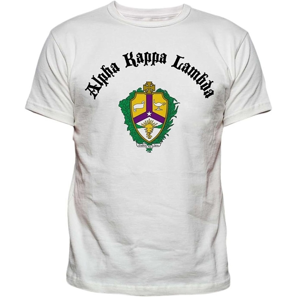 image:imageAlpha Kappa Lambda Vintage Crest TShirtWhite