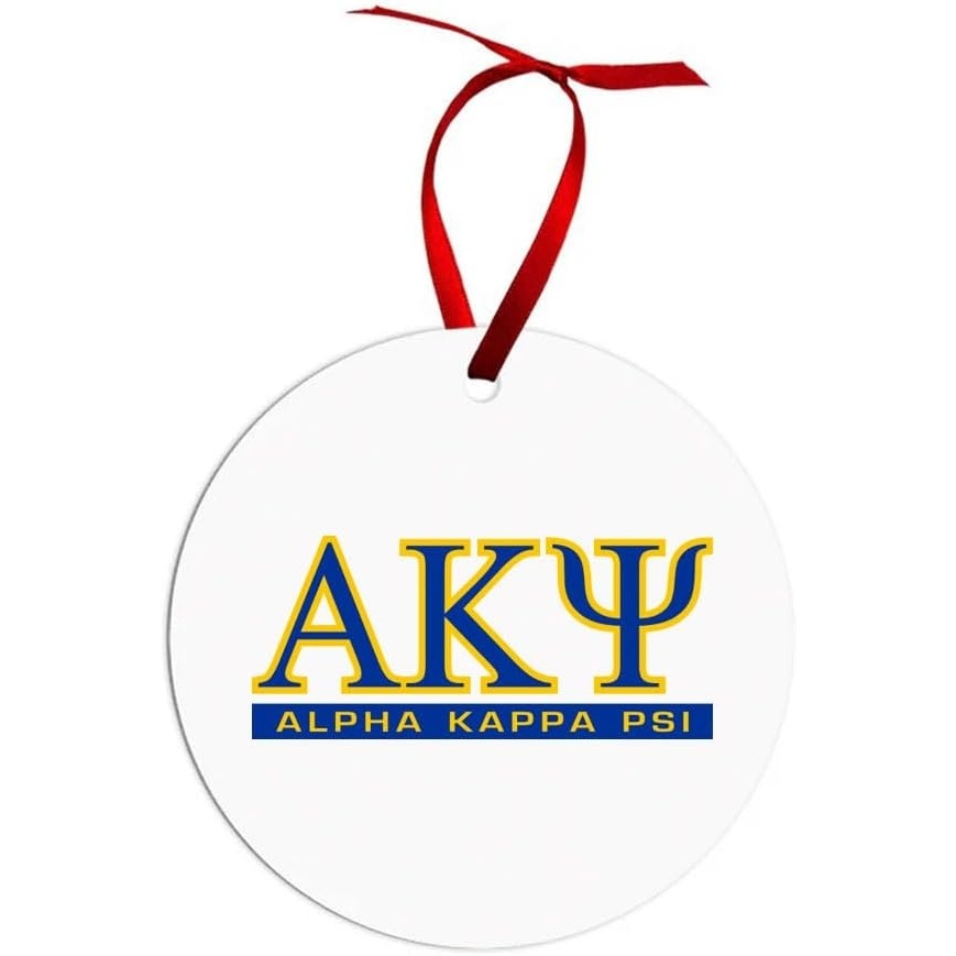 image:imageAlpha Kappa Psi Classic Circle Ornaments