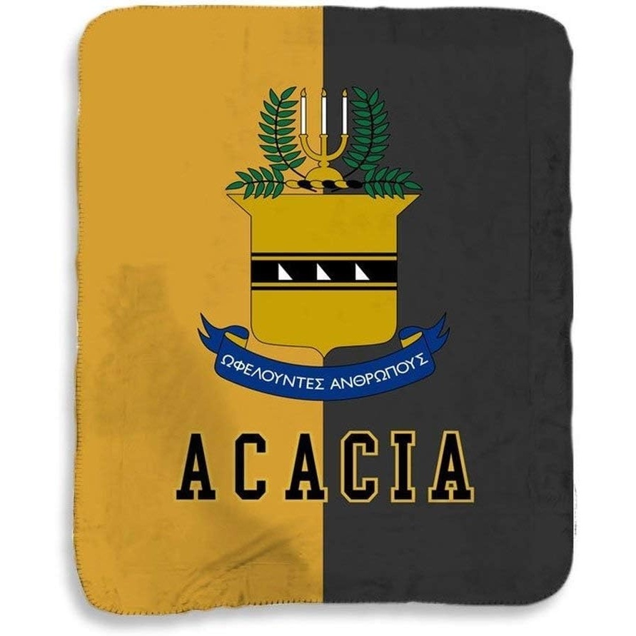 image:imageGreekgear Acacia Two Tone Sherpa Lap Blanket