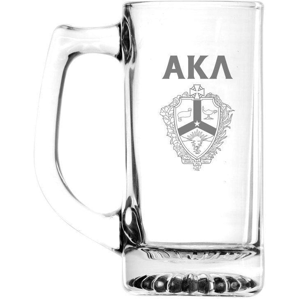 image:imageGreekgear Alpha Kappa Lambda Glass Engraved 25 Ounce Mug