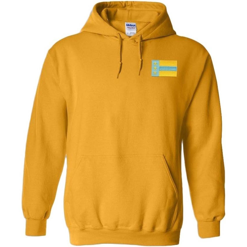 image:imageGreekgear Alpha Tau Omega ATO Flag Patch Hooded SweatshirtAthletic Gold