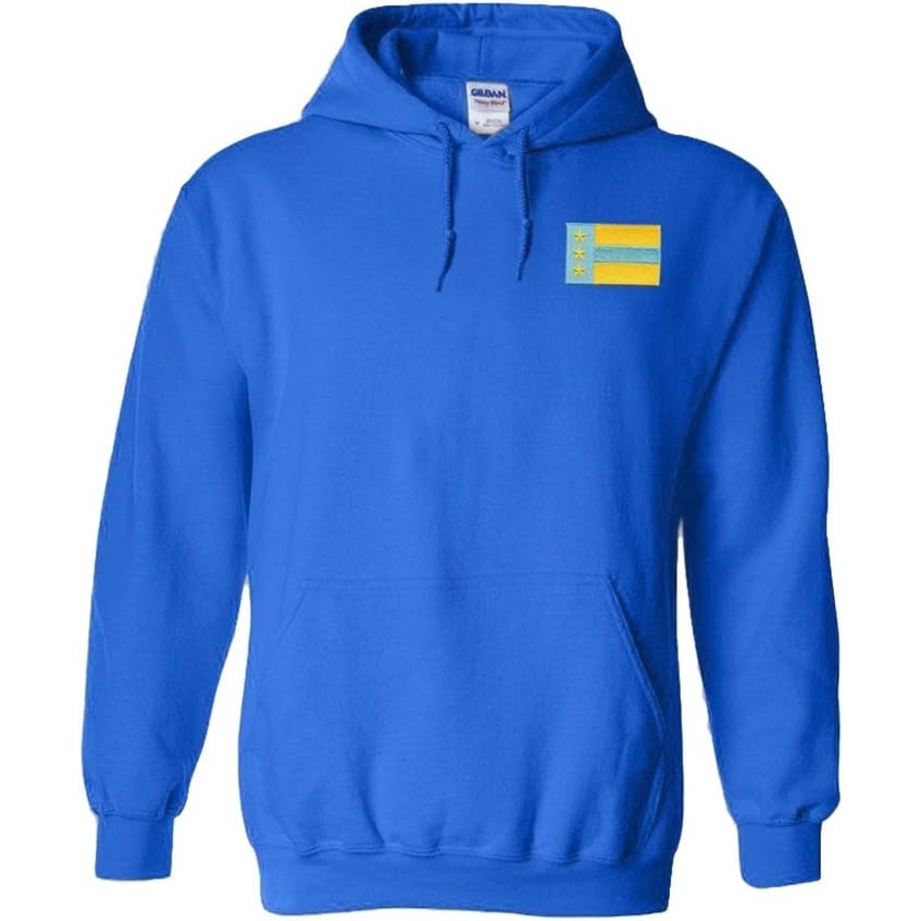image:imageGreekgear Alpha Tau Omega ATO Flag Patch Hooded SweatshirtRoyal Blue