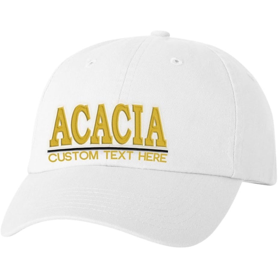 image:imagePersonalized Acacia Greek Line HatWhite