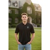 Alpha Tau Omega ATO Emblem Polo(Black)