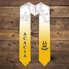 Greekgear Acacia Extra Fancy Simple Greek Graduation Stole W Crest