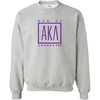 Alpha Kappa Lambda Logo Crewneck Sweatshirt(Sports Grey)