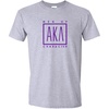 Alpha Kappa Lambda Logo Short Sleeve Tee(Sports Grey)