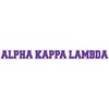 Alpha Kappa Lambda Long Window Sticker