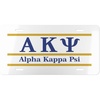 Alpha Kappa Psi Lettered Lines License Covers