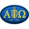 Alpha Tau Omega ATO Color Oval Decal