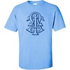 Alpha Tau Omega ATO Cross Short Sleeve Tee(Light Blue)