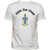 Alpha Tau Omega ATO Vintage Crest T-Shirt(White)