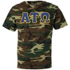 Alpha Tau Omega Lettered Camouflage T-Shirt(Camouflage)