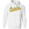 Greekgear Acacia Logo Hooded Sweatshirt(Light Grey)