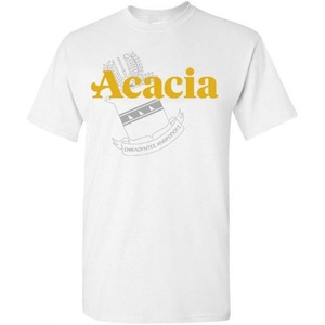Acacia Greek Crest T-Shirt(Light Grey)