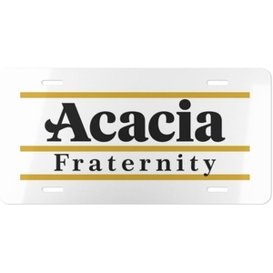 Acacia Lettered Lines License Covers