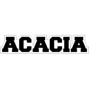 Acacia Long Window Sticker