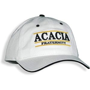 Acacia Throwback Game Hat(White W/Black Thread Color)