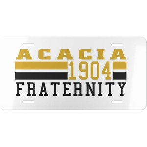 Acacia Year License Plates