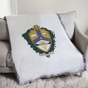 Alpha Kappa Lambda Full Color Crest Afghan Blanket Throw