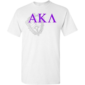 Alpha Kappa Lambda Greek Crest T-Shirt(Light Grey)