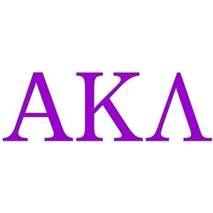 Alpha Kappa Lambda Greek Letter Window Sticker Decal