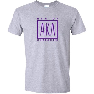 Alpha Kappa Lambda Logo Short Sleeve Tee(Sports Grey)