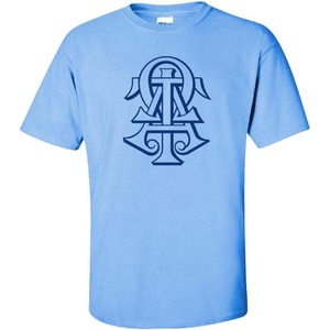 Alpha Tau Omega ATO Cross Short Sleeve Tee(Light Blue)