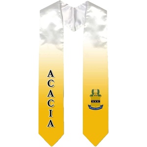 Greekgear Acacia Extra Fancy Simple Greek Graduation Stole W Crest