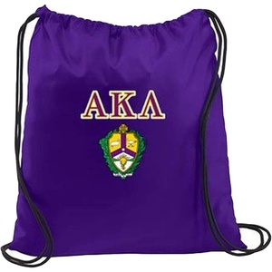 Greekgear Alpha Kappa Lambda Crest Shield Cinch Sack