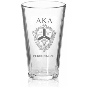 Greekgear Alpha Kappa Lambda Mixing Glass Transparent