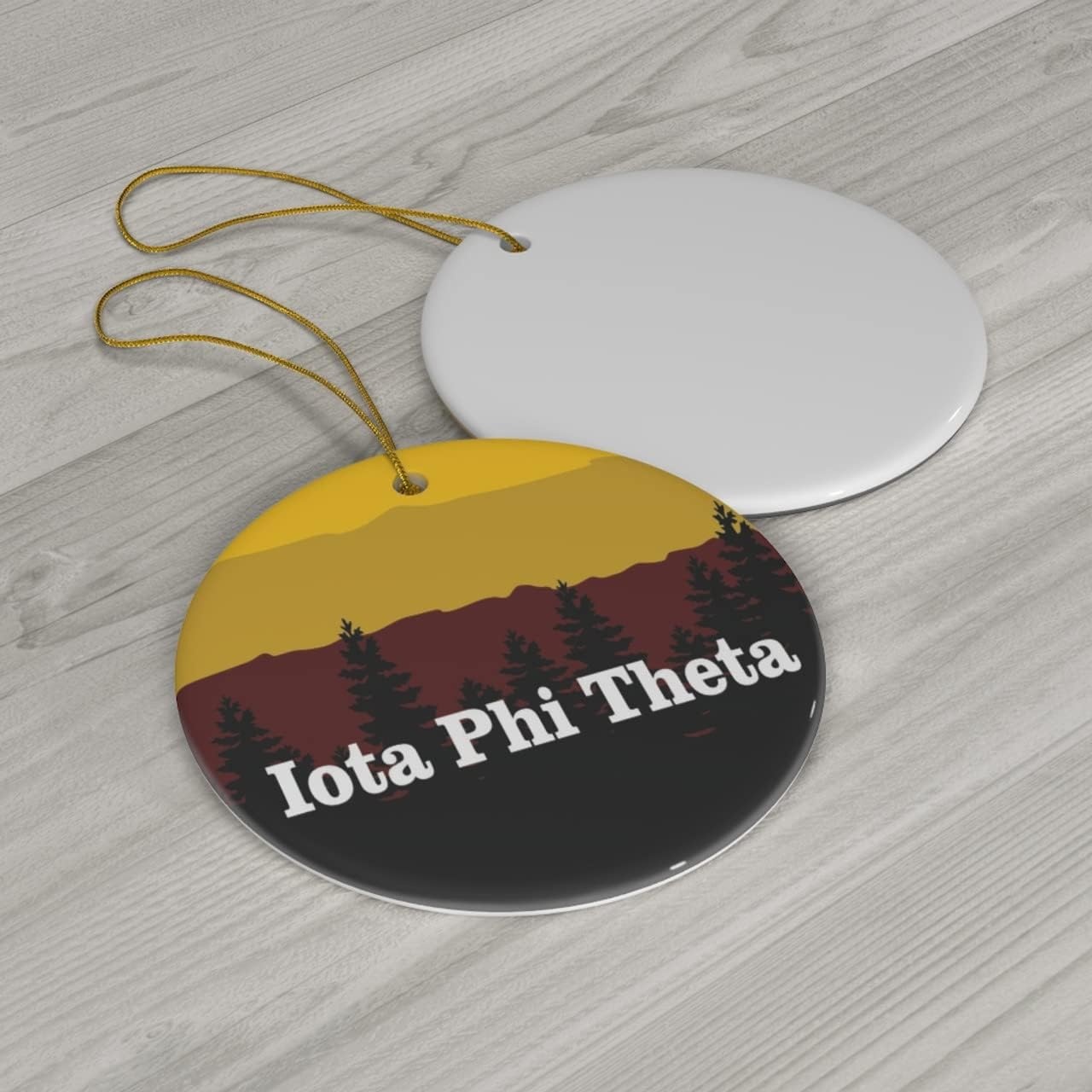 image:imageIota Phi Theta Christmas Mountains Ornament