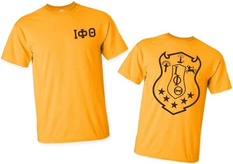 image:imageIota Phi Theta World Famous Crest Shield TeeGold
